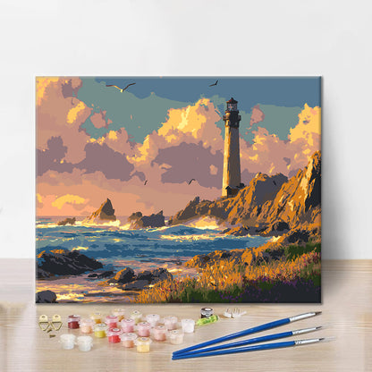 Resplandor del faro – Pintura por números