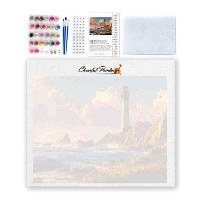 Resplandor del faro – Pintura por números