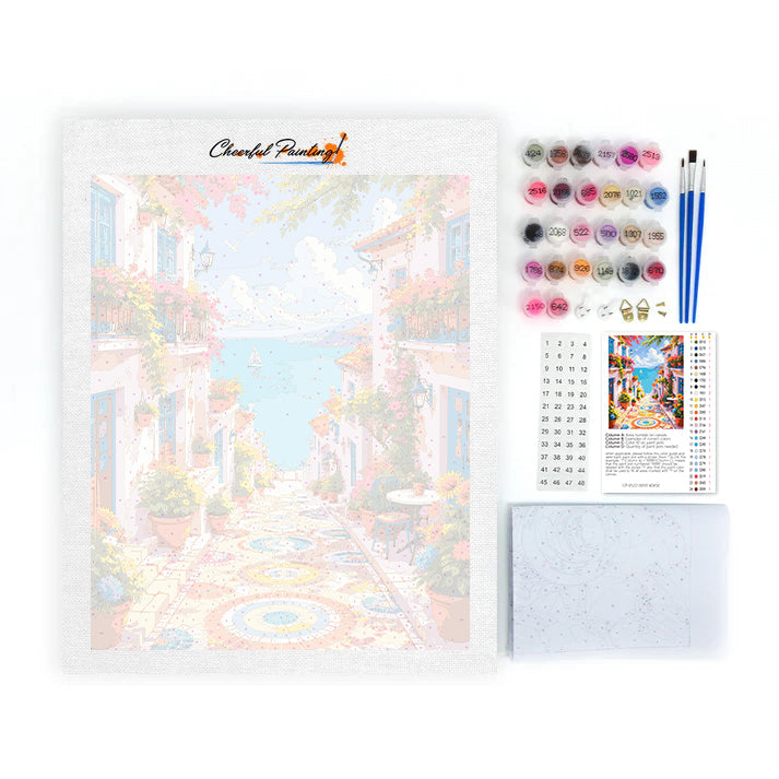 Mosaico mediterráneo – Pintura por números