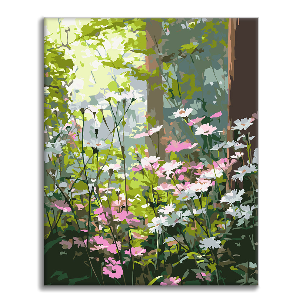 Flores silvestres matutinas – Pintura por números
