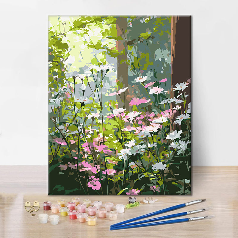 Flores silvestres matutinas – Pintura por números