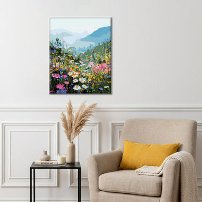 Floración de montaña – Pintura por números