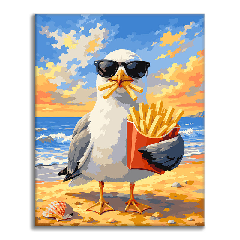 Patatas fritas perfectas – Pintura por números