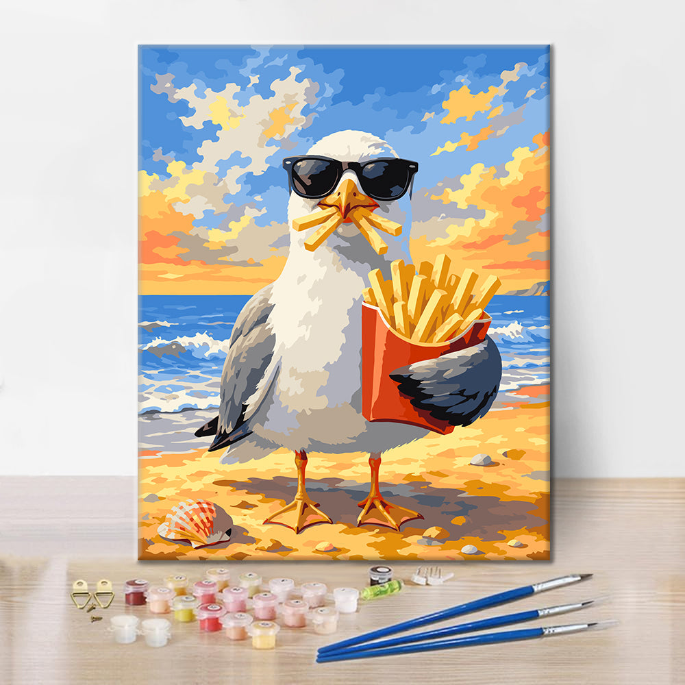 Patatas fritas perfectas – Pintura por números