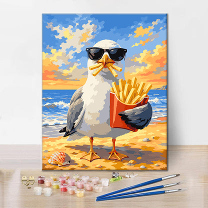 Patatas fritas perfectas – Pintura por números