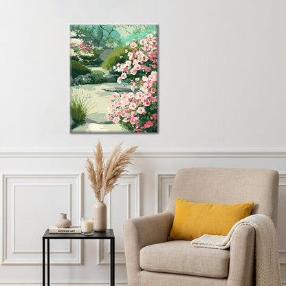 Jardín tranquilo – Pintura por números