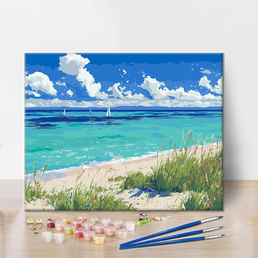 Horizonte del marinero – Pintura por números