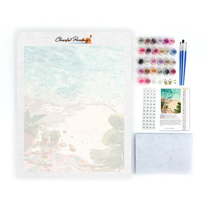 Oasis junto al mar – Pintura por números
