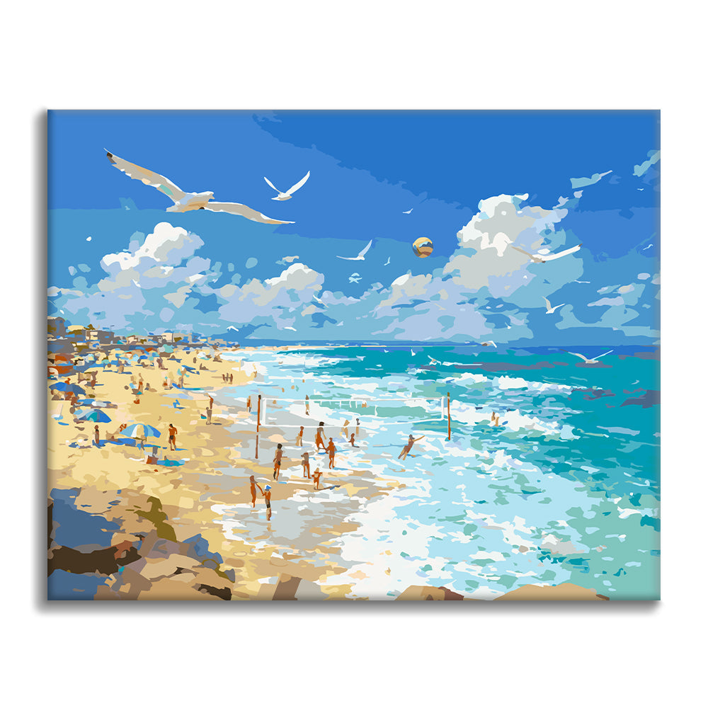 Serenidad junto al mar – Pintura por números