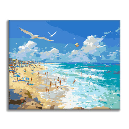 Serenidad junto al mar – Pintura por números
