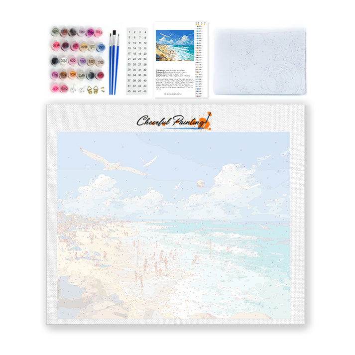 Serenidad junto al mar – Pintura por números