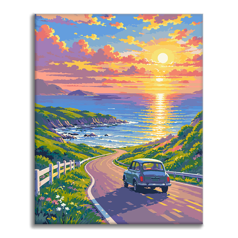 Viaje a la costa – Pintura por números