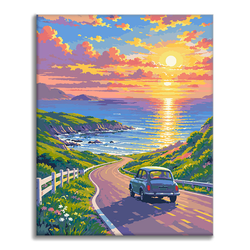 Viaje a la costa – Pintura por números