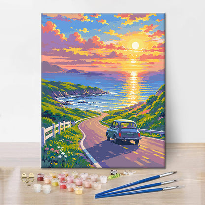 Viaje a la costa – Pintura por números
