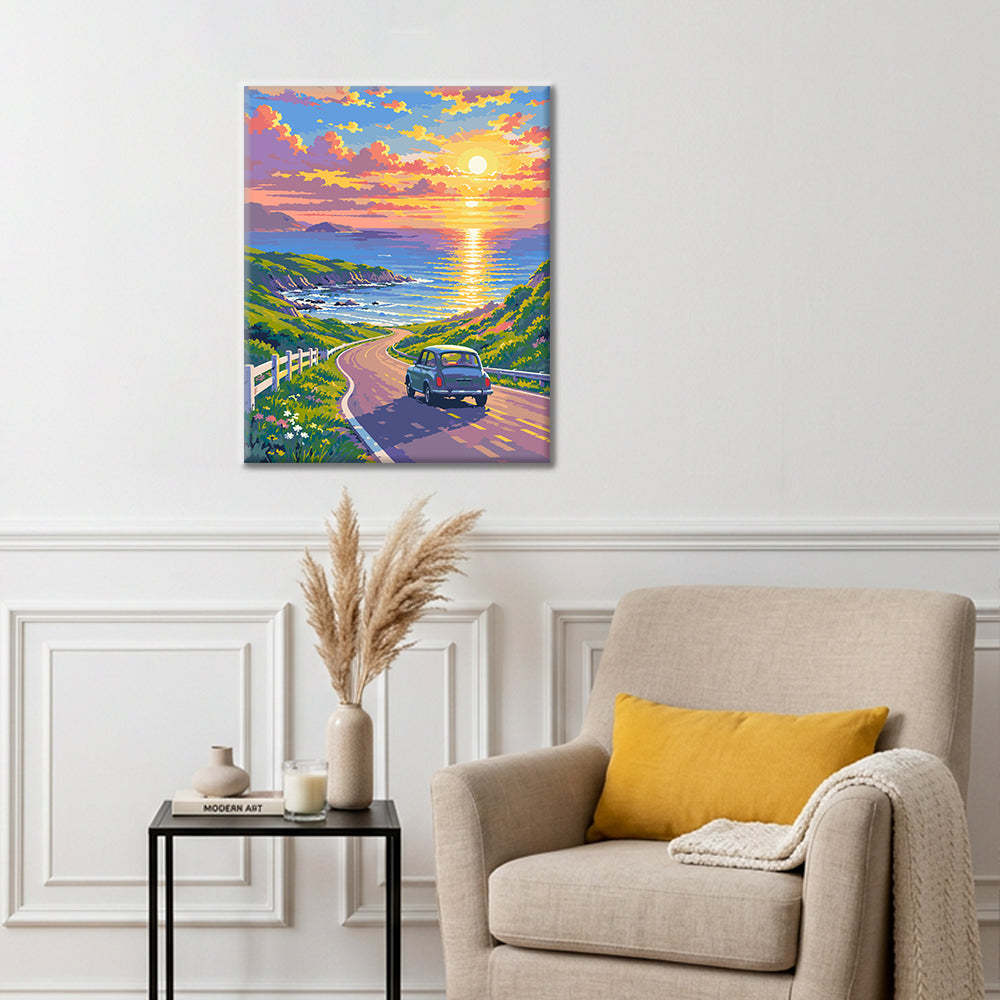 Viaje a la costa – Pintura por números