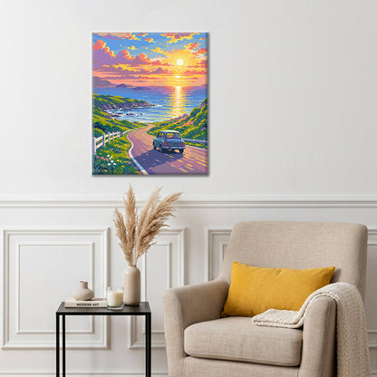 Viaje a la costa – Pintura por números