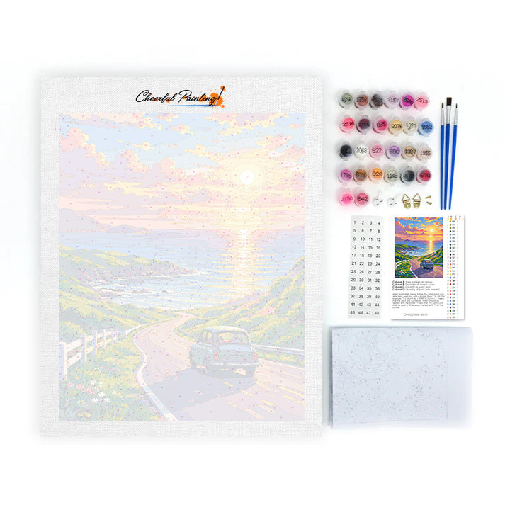 Viaje a la costa – Pintura por números