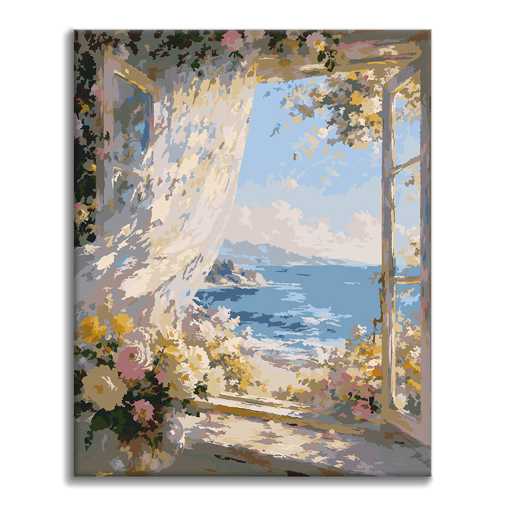Vista al mar – Pintura por números