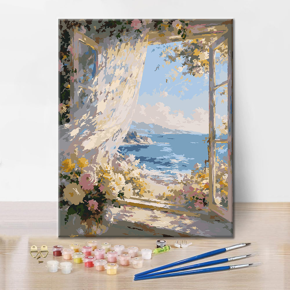 Vista al mar – Pintura por números