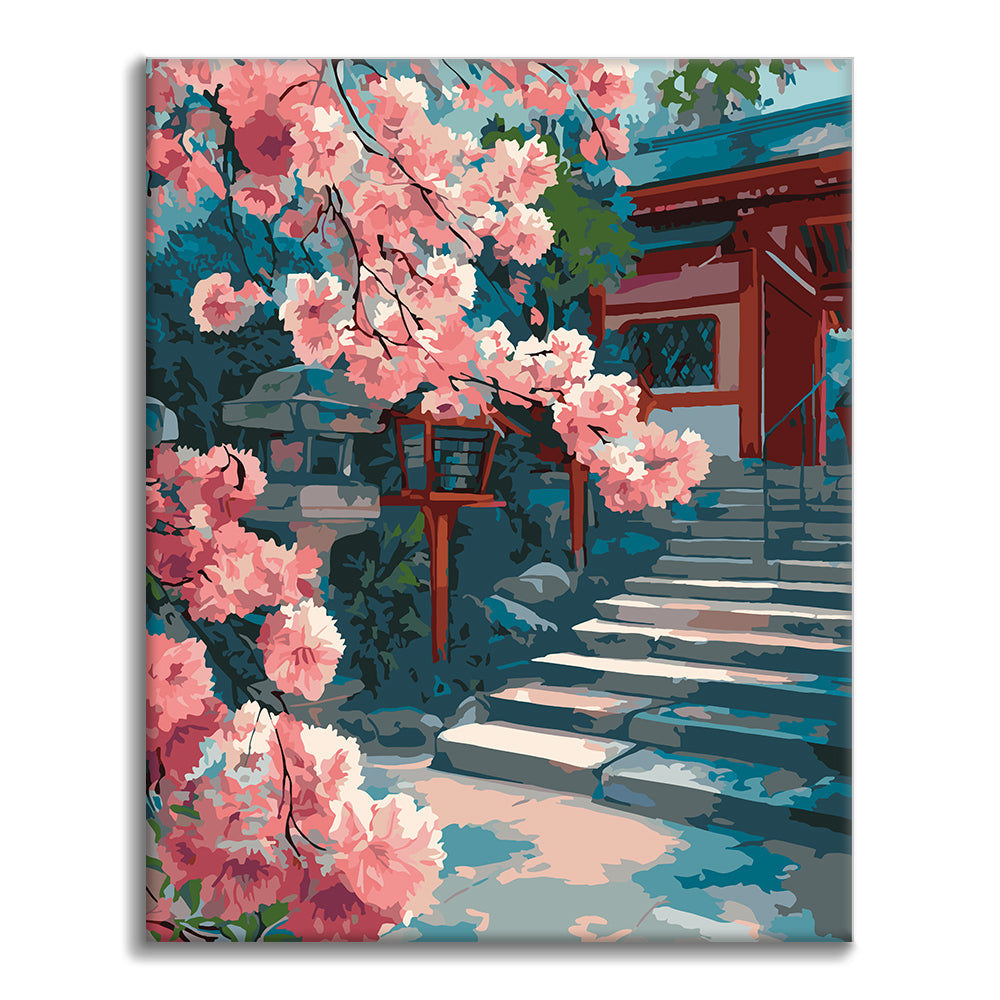 Jardín sereno – Pintura por números