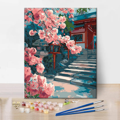 Jardín sereno – Pintura por números