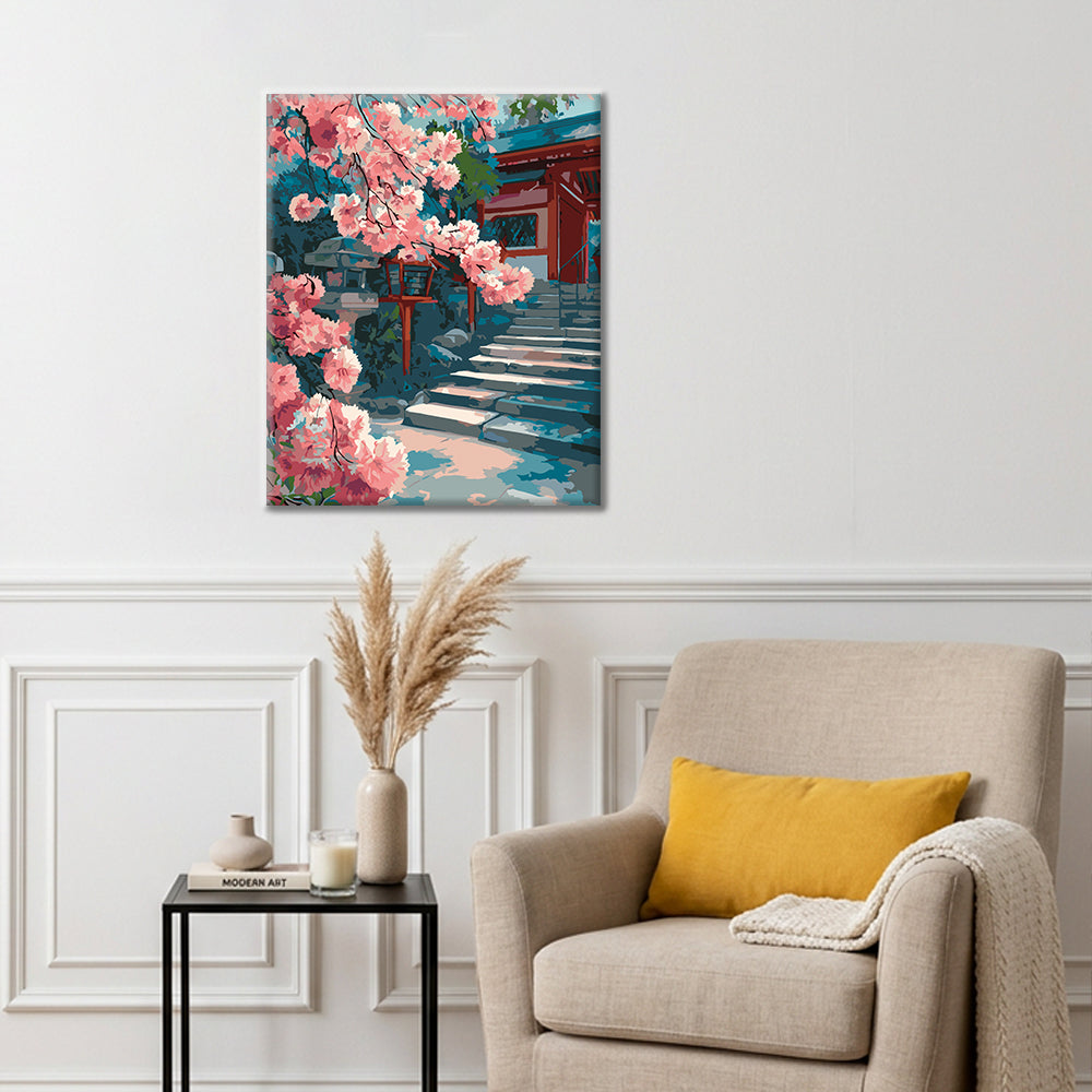 Jardín sereno – Pintura por números