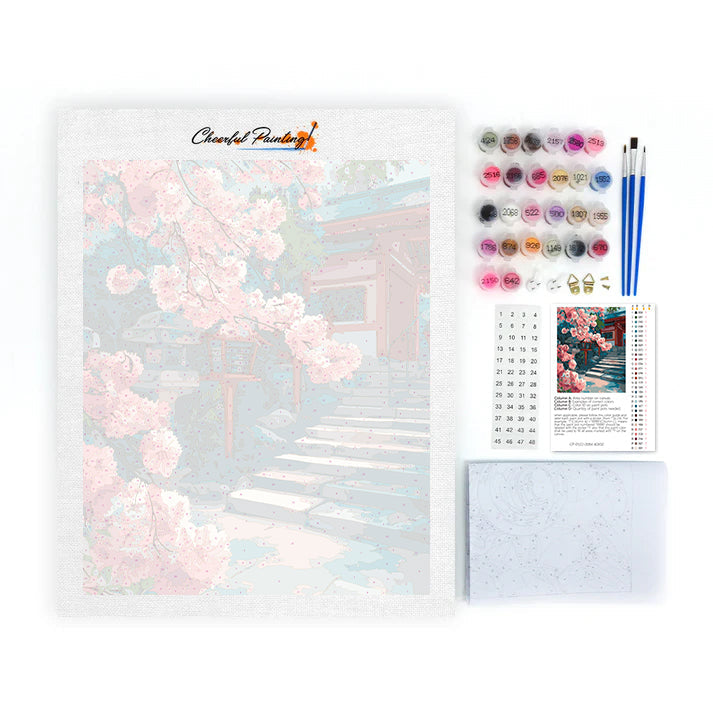 Jardín sereno – Pintura por números