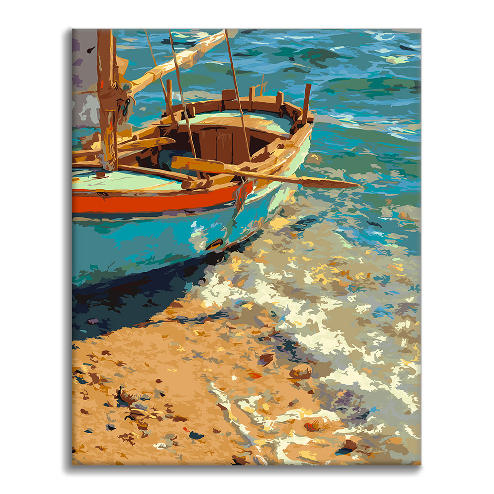 Calma en la orilla – Pintura por números