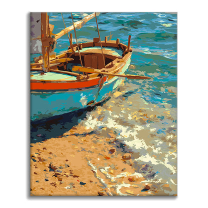 Calma en la orilla – Pintura por números
