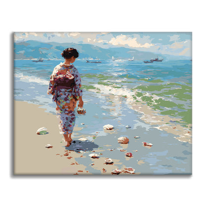 Paseo por la orilla – Pintura por números