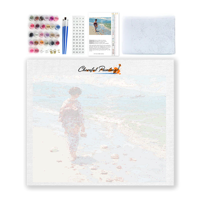 Paseo por la orilla – Pintura por números