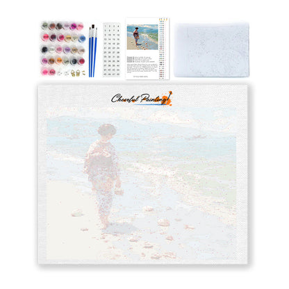 Paseo por la orilla – Pintura por números