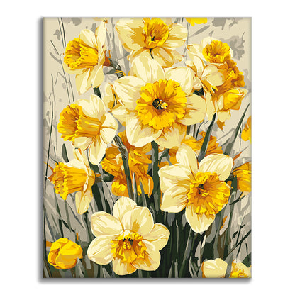 Narcisos de primavera – Pintura por números