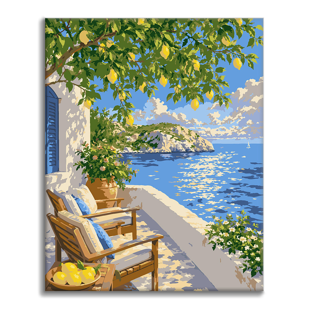Mediterráneo de verano – Pintura por números