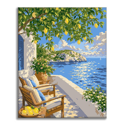 Mediterráneo de verano – Pintura por números