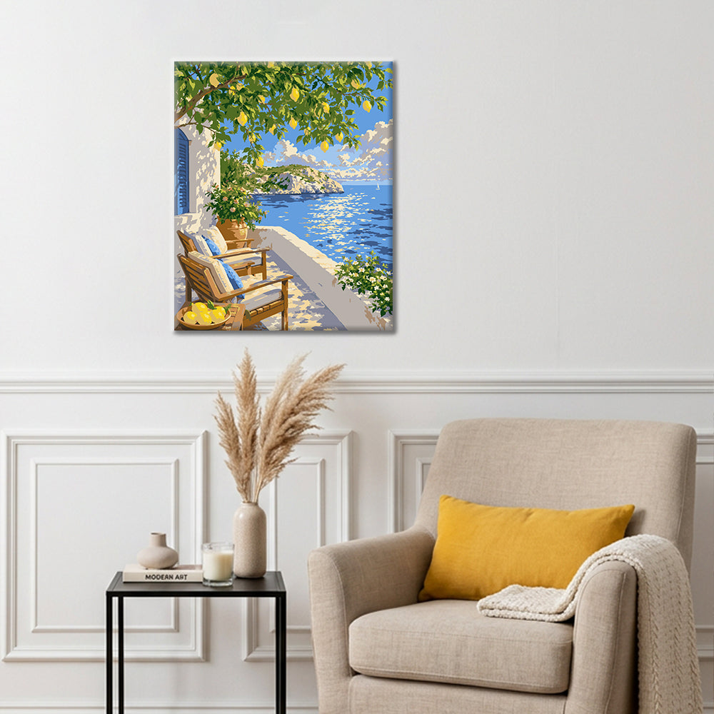 Mediterráneo de verano – Pintura por números