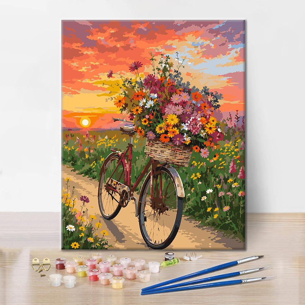 Paseo al atardecer – Pintura por números