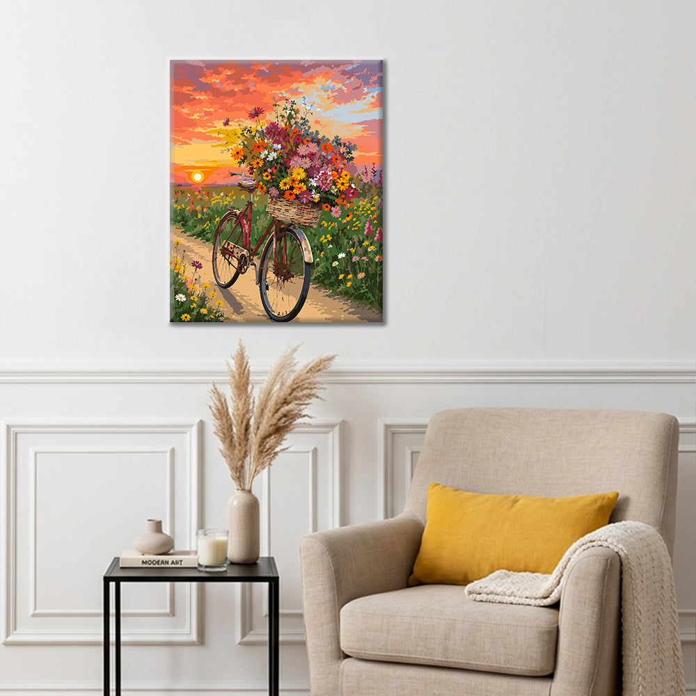 Paseo al atardecer – Pintura por números