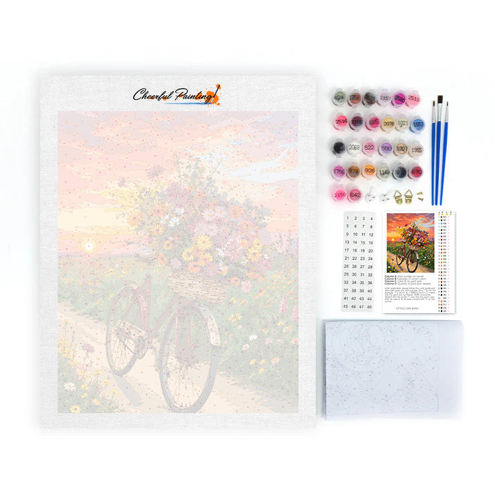 Paseo al atardecer – Pintura por números