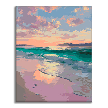 Serenidad al atardecer – Pintura por números