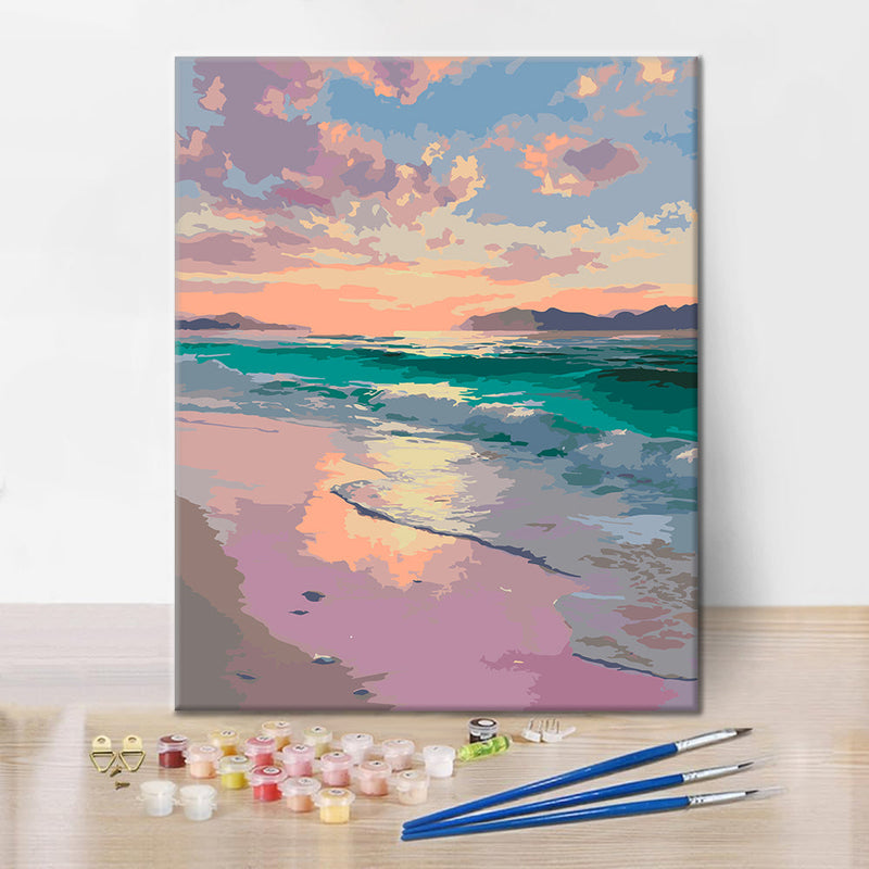 Serenidad al atardecer – Pintura por números