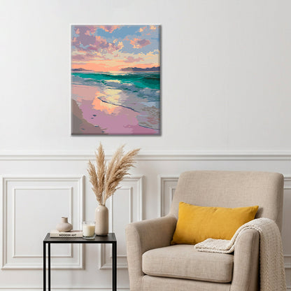 Serenidad al atardecer – Pintura por números