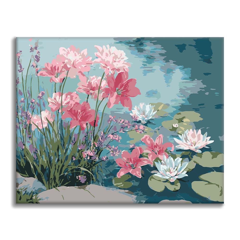 Serenidad de nenúfares – Pintura por números