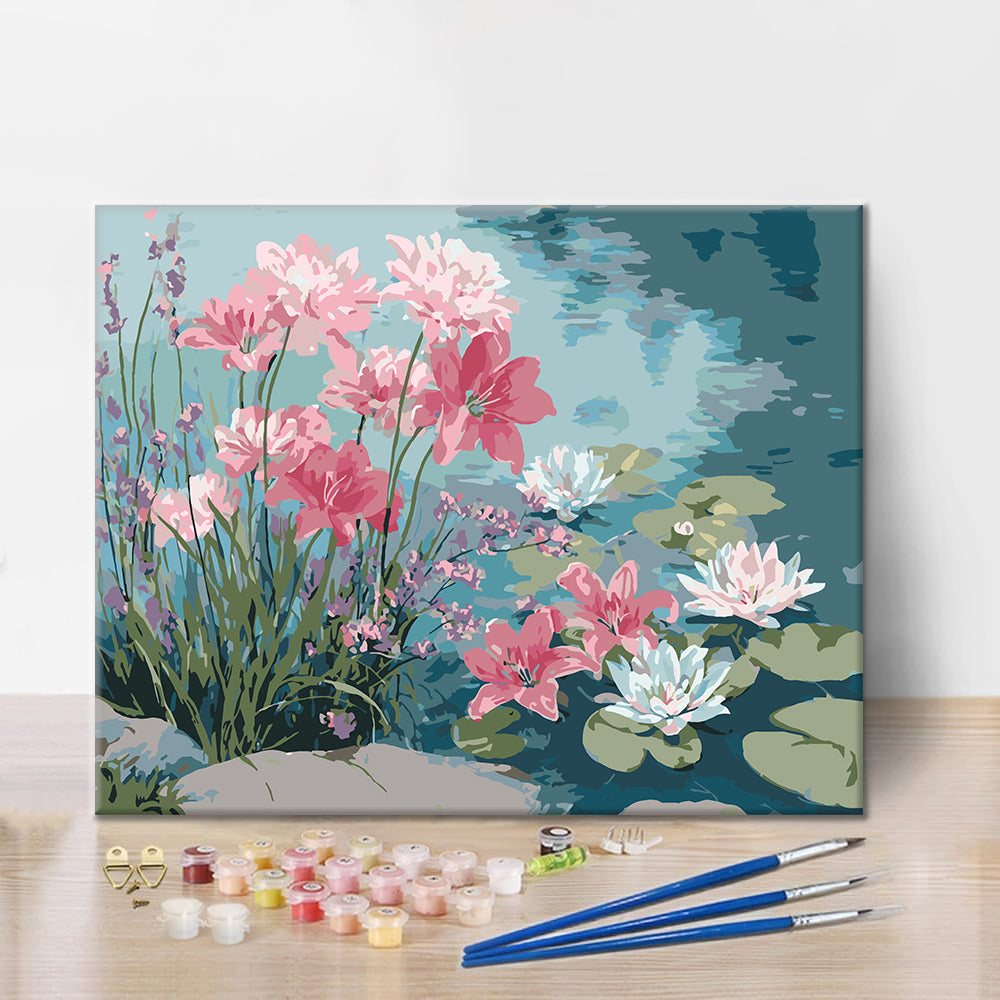 Serenidad de nenúfares – Pintura por números