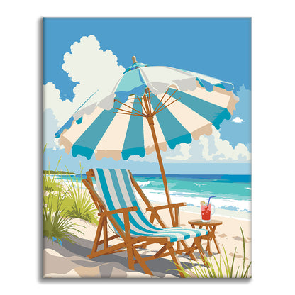 Felicidad junto al mar – Pintura por números