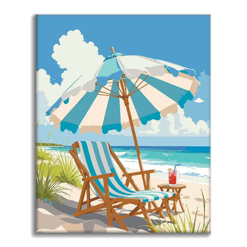 Felicidad junto al mar – Pintura por números