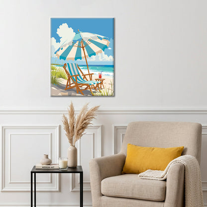 Felicidad junto al mar – Pintura por números