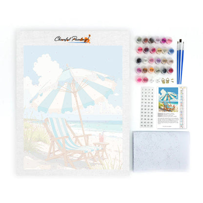 Felicidad junto al mar – Pintura por números