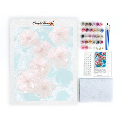 Corriente floral – Pintura por números