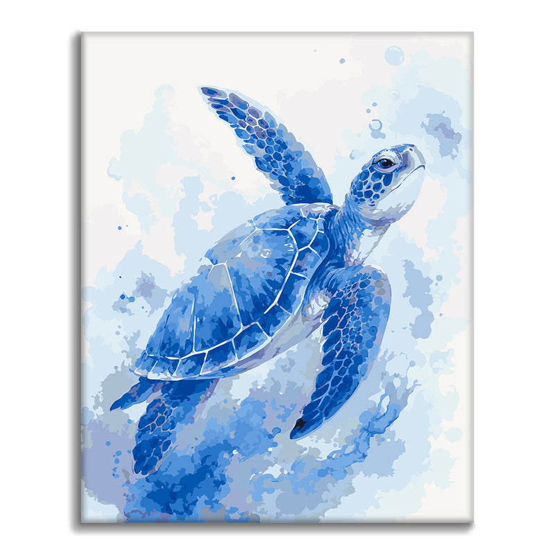 Guardián de la marea azul – Pintura por números
